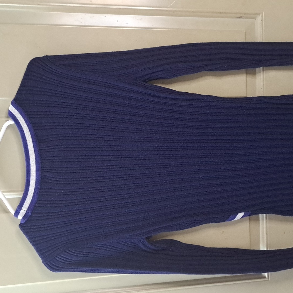 Ava Varsity Stripe Ribbed Dress - Picture 10 of 10